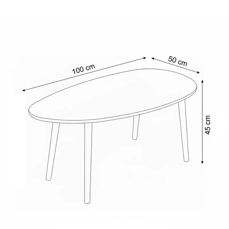 Childress sohvapöytä 100 cm - Huonekalut - Pöytä & ruokailuryhmä - Sohvapöytä