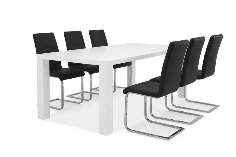 Cibus-ruokailuryhmä 180 cm, 4 Cibus-tuolia