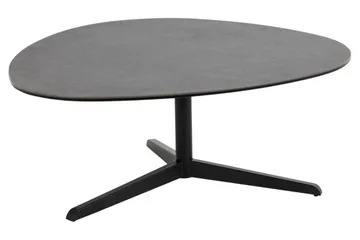 Cimino soikea sohvapöytä 100 cm keraaminen metallirunko - Tummanharmaa - Huonekalut - Pöytä & ruokailuryhmä - Sohvapöytä