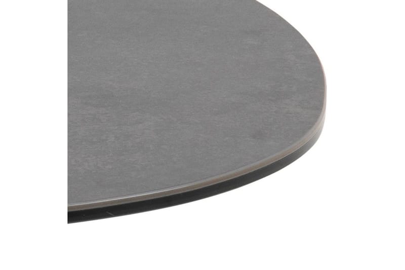 Cimino soikea sohvapöytä 84 cm keraaminen metallijalustalla - Tummanharmaa - Huonekalut - Pöytä & ruokailuryhmä - Sohvapöytä
