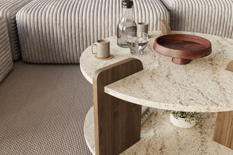 Cindral sohvapöytä 70 cm pyöreä - Huonekalut - Pöytä & ruokailuryhmä - Sohvapöytä