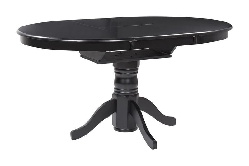Cinnamon Ruokapöytä 106x74 cm Pyöreä, Musta
