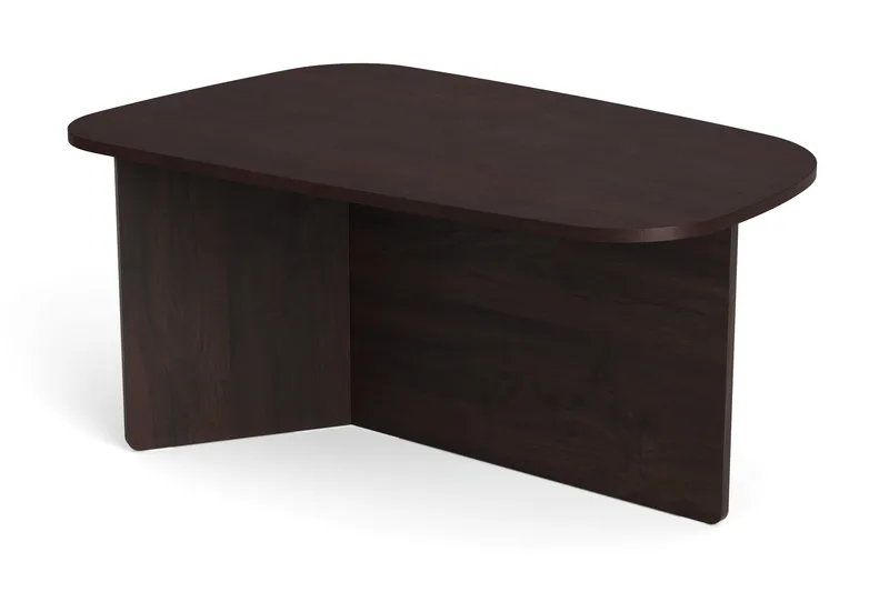 Coffee table Bark, Savustettu tammi