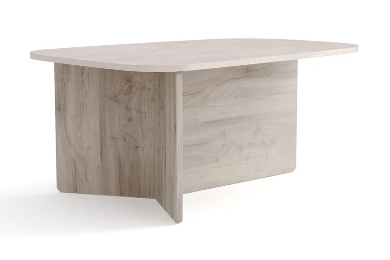 Coffee table Bark - Valkokuultokäsitelty tammi - Huonekalut - Pöytä & ruokailuryhmä - Sohvapöytä