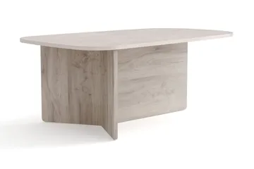 Coffee table Bark - Valkokuultokäsitelty tammi - Huonekalut - Pöytä & ruokailuryhmä - Sohvapöytä