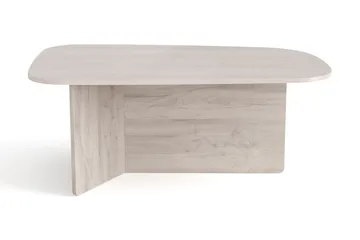 Coffee table Bark - Valkokuultokäsitelty tammi - Huonekalut - Pöytä & ruokailuryhmä - Sohvapöytä