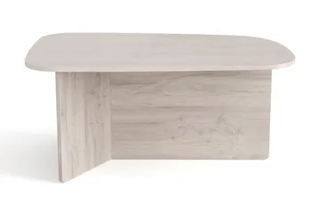 Coffee table Bark - Valkokuultokäsitelty tammi - Huonekalut - Pöytä & ruokailuryhmä - Sohvapöytä