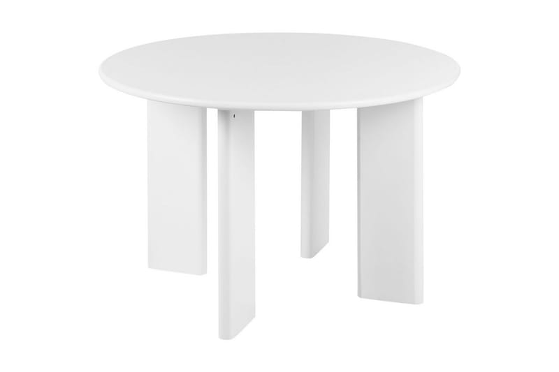 Cosmo pyöreä ruokapöytä 120 cm, Valkoinen