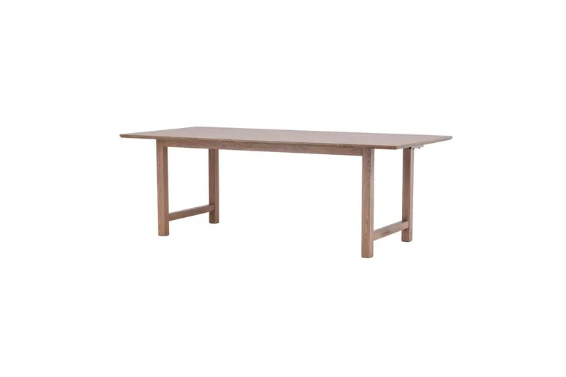 Count Ruokapöytä 220X100 Cm - Ruskea - Huonekalut - Pöytä & ruokailuryhmä - Ruokapöydät & keittiön pöydät