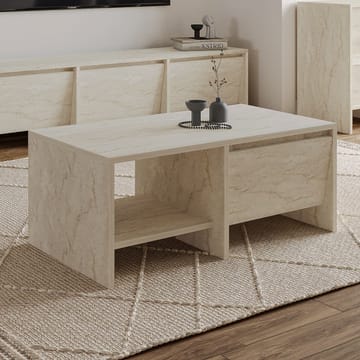 Crala sohvapöytä 90x35x45 cm - Travertiini - Huonekalut - Pöytä & ruokailuryhmä - Sohvapöytä