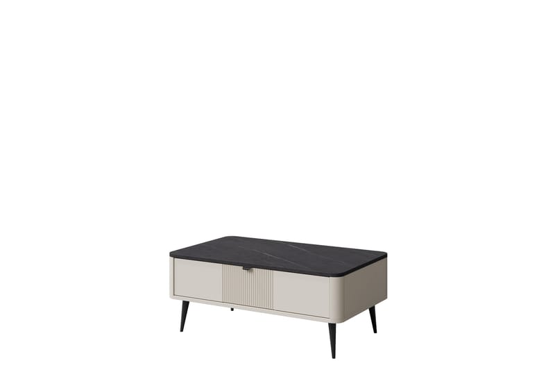 Cucina Sohvapöytä 100 cm - Beige/Harmaa - Huonekalut - Pöytä & ruokailuryhmä - Sohvapöytä