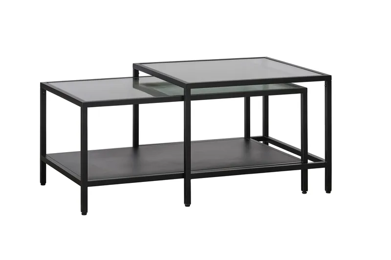 Cyan Sohvapöytä 90 cm - Musta - Huonekalut - Pöytä & ruokailuryhmä - Apupöytä & sivupöytä - Sarjapöytä