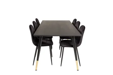 Daicy-ruokailuryhmä 180 cm + 6 Pontus-ruokatuolia - Huonekalut - Pöytä & ruokailuryhmä - Ruokailuryhmä