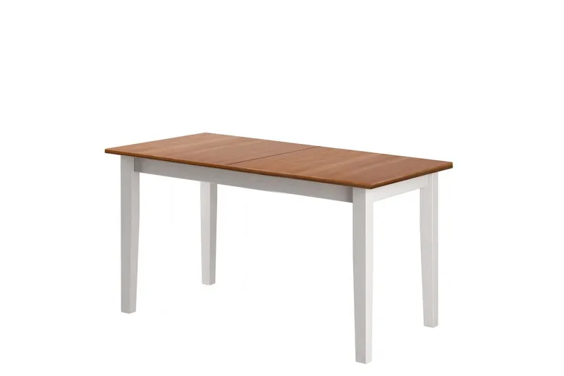 Dakota Ruokapöytä Suorakaiteen muotoinen 160x80 cm, Valkoinen