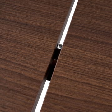 Dano Jatkettava Soikea Ruokapöytä 160-200x90 cm Puuta, pähkinäpuun näköinen - Ruskea - Huonekalut - Pöytä & ruokailuryhmä - Ruokapöydät & keittiön pöydät