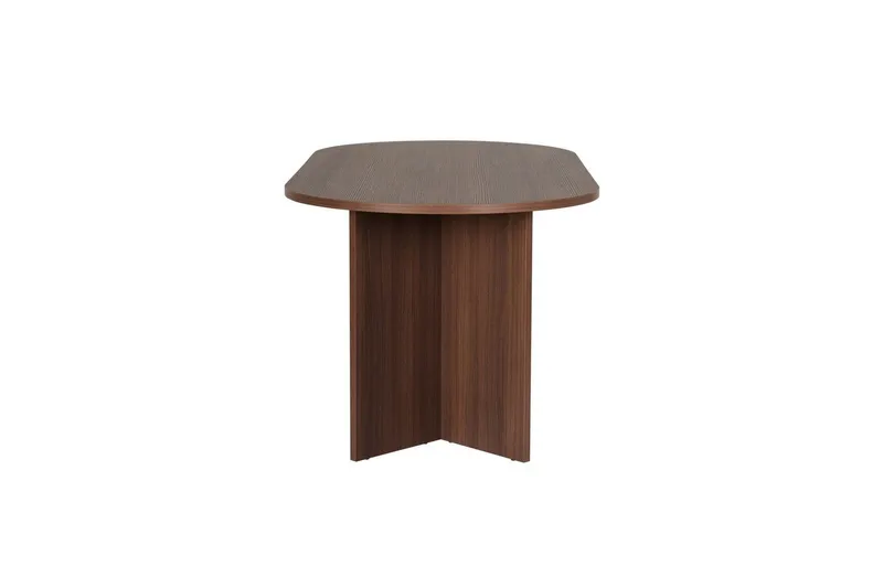 Dano-ruokapöytä 180 cm, soikea - Pähkinäpuu - Huonekalut - Pöytä & ruokailuryhmä - Ruokapöydät & keittiön pöydät