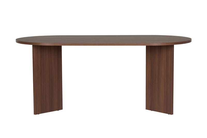 Dano-ruokapöytä 180 cm, soikea, Pähkinäpuu