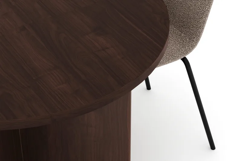 Dano Ruokapöytä 180 cm 4 Katy Ruokatuolit - Pähkinä / Greige - Huonekalut - Pöytä & ruokailuryhmä - Ruokailuryhmä