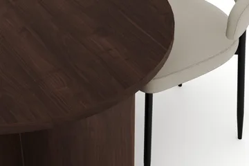 Dano Ruokapöytä 180 cm 4 Sawako Ruokatuolit - Pähkinä / Beige - Huonekalut - Pöytä & ruokailuryhmä - Ruokailuryhmä