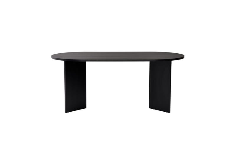 Dano Ruokapöytä 180 cm Soikea - Luonnonväri/Musta - Huonekalut - Pöytä & ruokailuryhmä - Ruokapöydät & keittiön pöydät