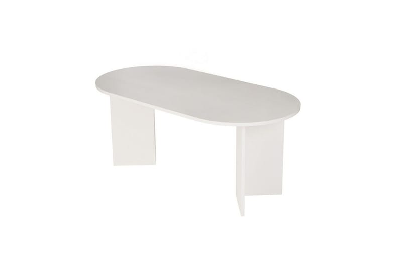 Dano Ruokapöytä 180 cm Soikea - Luonnonväri/Valkoinen - Huonekalut - Pöytä & ruokailuryhmä - Ruokapöydät & keittiön pöydät