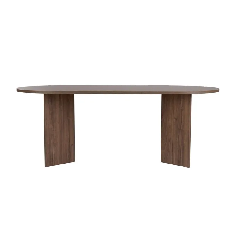 Dano Ruokapöytä Ovaali 200 cm - Ruskea - Huonekalut - Pöytä & ruokailuryhmä - Ruokapöydät & keittiön pöydät