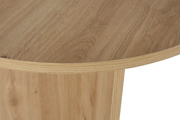 Dano soikea ruokapöytä 180x90 cm puu- ja tammijäljitelmällä - Beige - Huonekalut - Pöytä & ruokailuryhmä - Ruokapöydät & keittiön pöydät