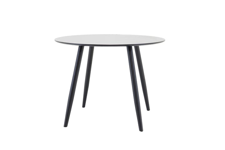 Deandra Ruokapöytä 100x100 cm Musta - Venture Home - Ruokapöydät & keittiön pöydät