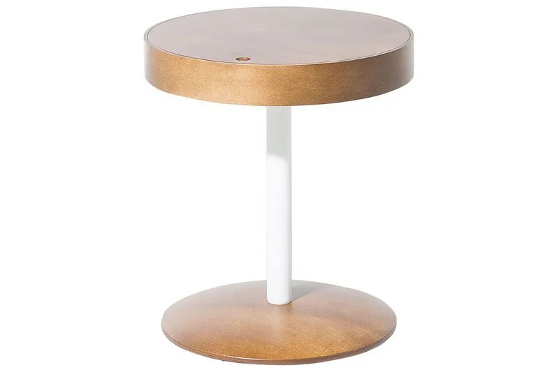 Debanhi Sohvapöytä 40x45 cm, Tumma puu/Valkoinen