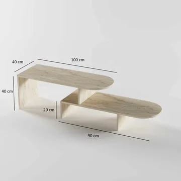 Deliones sohvapöytä 100 cm - Huonekalut - Pöytä & ruokailuryhmä - Sohvapöytä