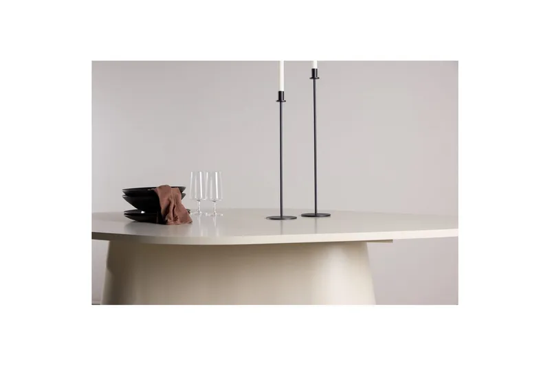 Diamond suuri soikea ruokapöytä 210 cm - Beige - Huonekalut - Pöytä & ruokailuryhmä - Ruokapöydät & keittiön pöydät