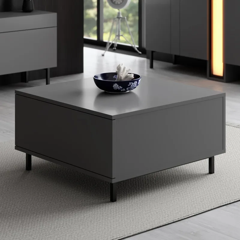Djarhint Sohvapöytä 75 cm - Antrasiitti - Huonekalut - Pöytä & ruokailuryhmä - Sohvapöytä