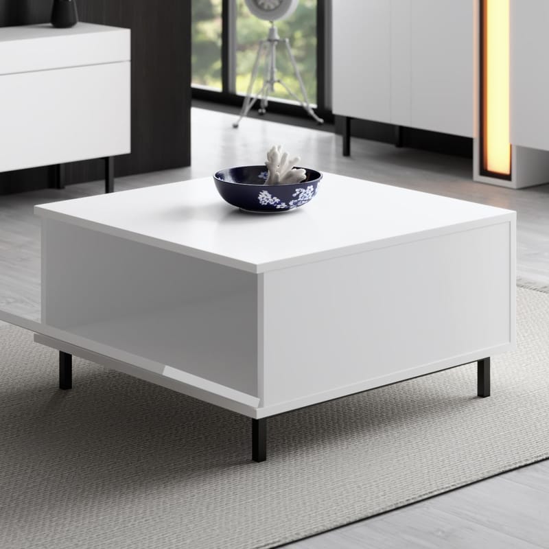 Djarhint Sohvapöytä 75 cm - Valkoinen - Huonekalut - Pöytä & ruokailuryhmä - Sohvapöytä