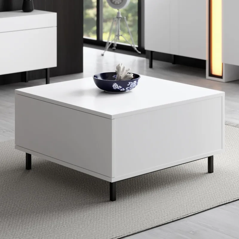 Djarhint Sohvapöytä 75 cm - Valkoinen - Huonekalut - Pöytä & ruokailuryhmä - Sohvapöytä