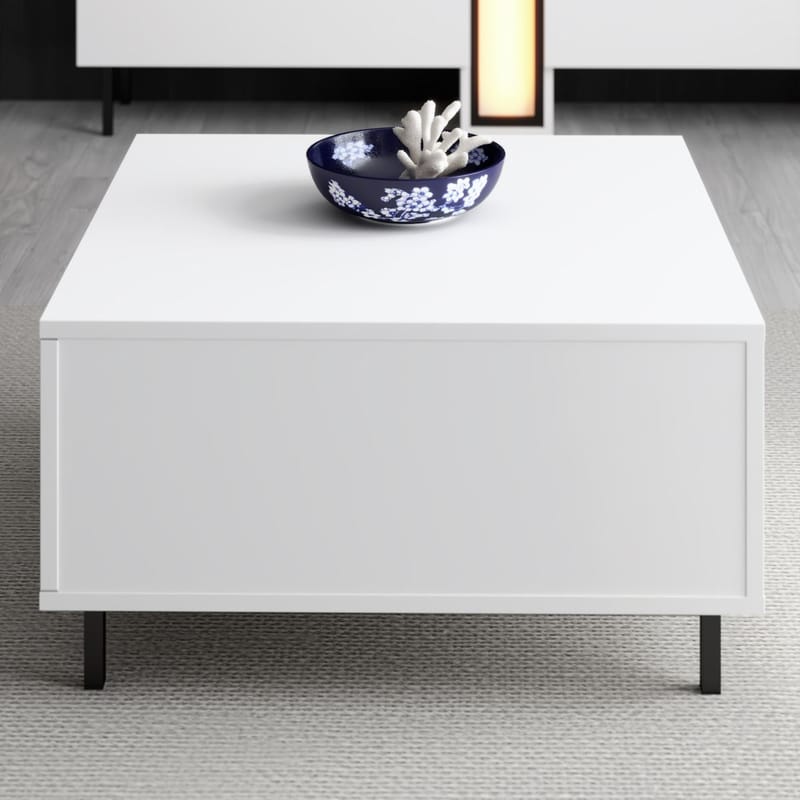 Djarhint Sohvapöytä 75 cm - Valkoinen - Huonekalut - Pöytä & ruokailuryhmä - Sohvapöytä