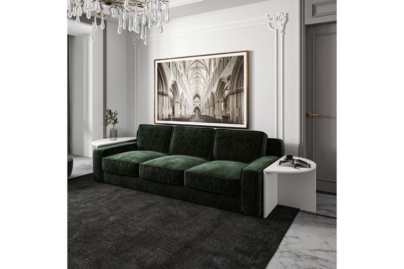 Dolcer Sohvapöytä 70 cm - Valkoinen - Huonekalut - Pöytä & ruokailuryhmä - Apupöytä & sivupöytä - Sarjapöytä