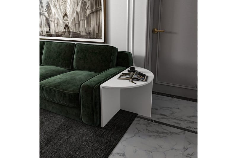 Dolcer Sohvapöytä 70 cm - Valkoinen - Huonekalut - Pöytä & ruokailuryhmä - Apupöytä & sivupöytä - Sarjapöytä