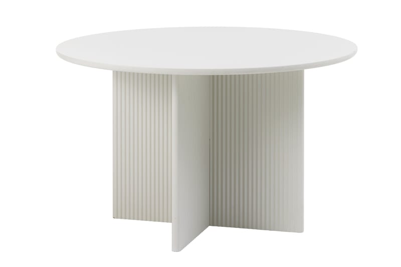 Donald Ruokapöytä 110 cm Pyöreä, Vaaleanharmaa