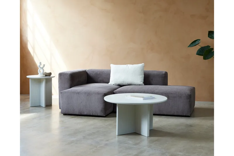 Donald Sohvapöytä 80 cm - Vaaleanharmaa - Huonekalut - Pöytä & ruokailuryhmä - Sohvapöytä