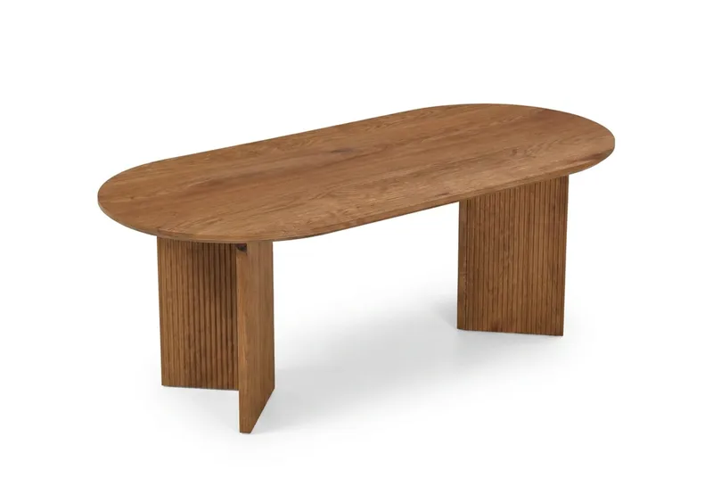 Edda-sohvapöytä ovaali 120 cm, Tammi
