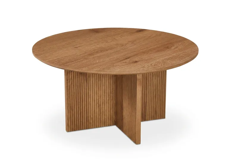 Edda-sohvapöytä pyöreä 85 cm, Tammi