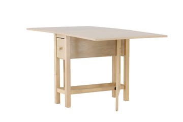 Edward-pudotuslehtipöytä 150x80 cm - valkolakattu / - Huonekalut - Pöytä & ruokailuryhmä - Ruokapöydät & keittiön pöydät