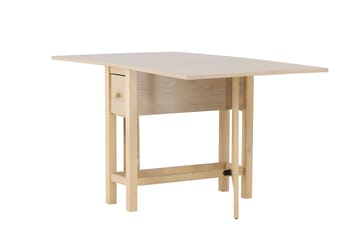 Edward-pudotuslehtipöytä 150x80 cm - valkolakattu / - Huonekalut - Pöytä & ruokailuryhmä - Ruokapöydät & keittiön pöydät
