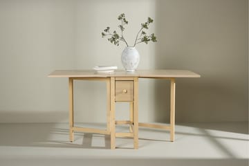 Edward-pudotuslehtipöytä 150x80 cm - valkolakattu / - Huonekalut - Pöytä & ruokailuryhmä - Ruokapöydät & keittiön pöydät
