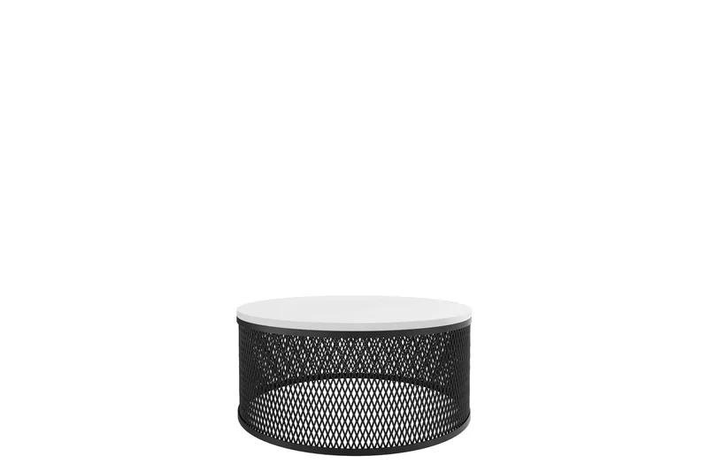 Elani Sohvapöytä 58 cm, Musta/Valkoinen