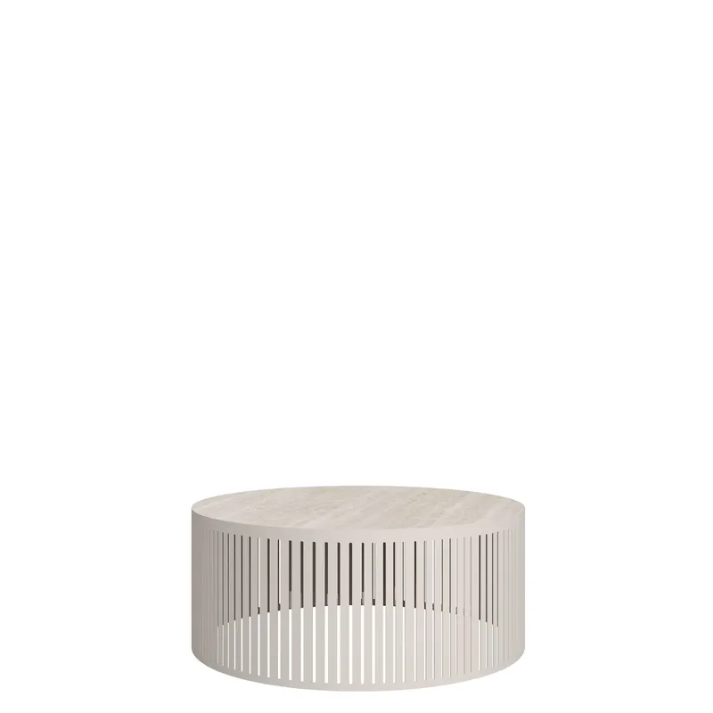 Elenio sohvapöytä 59 cm, pyöreä, Beige|ruskea