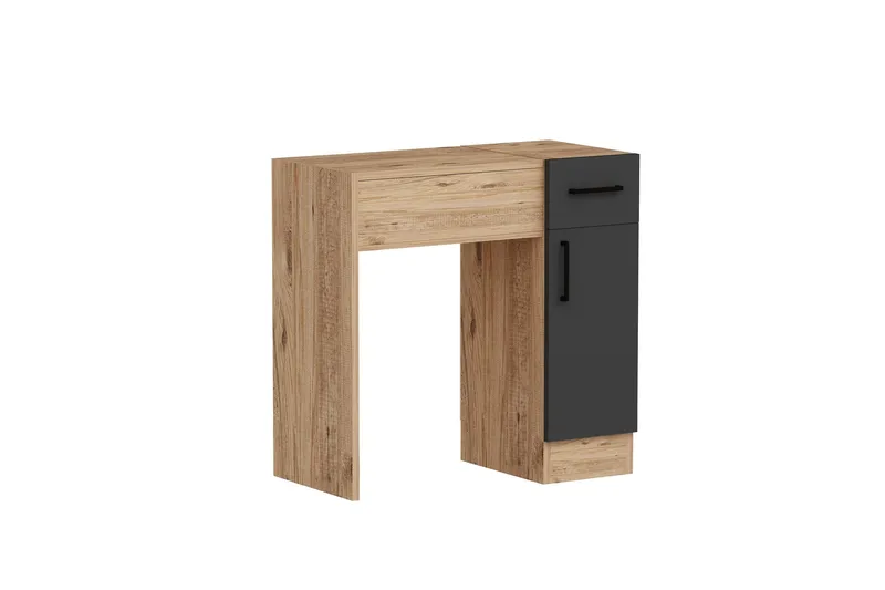 Elgar Kampauspöytä 77 cm - Ruskea/Antrasiitti - Huonekalut - Pöytä & ruokailuryhmä - Meikki- & kampauspöydät