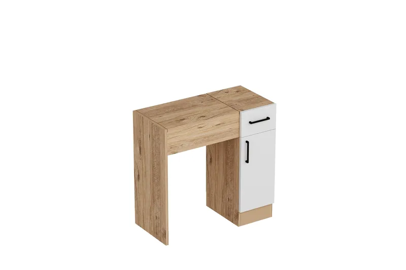 Elgar Kampauspöytä 77 cm - Ruskea/Valkoinen - Huonekalut - Pöytä & ruokailuryhmä - Meikki- & kampauspöydät