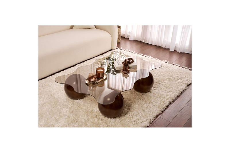 Elinville Sohvapöytä 120 cm - Ruskea - Huonekalut - Pöytä & ruokailuryhmä - Sohvapöytä