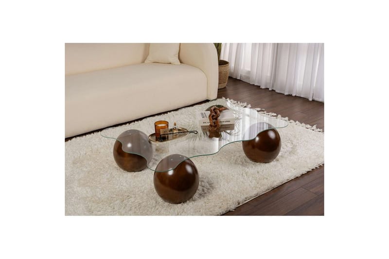 Elinville Sohvapöytä 120 cm - Ruskea - Huonekalut - Pöytä & ruokailuryhmä - Sohvapöytä